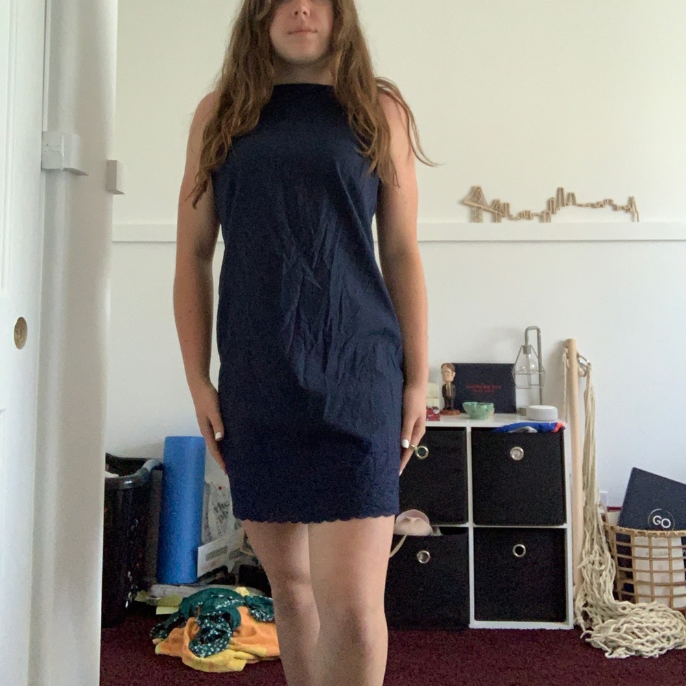 Navy blue dress
